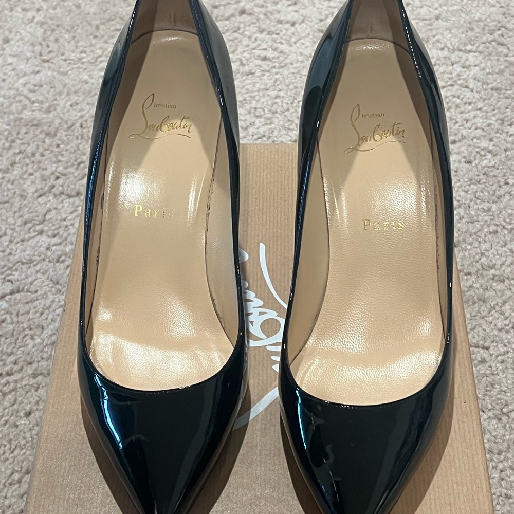 Christian Louboutin Black Heels Elegant Design